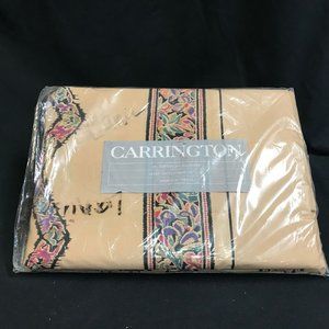 Carrington Queen Size Flat Sheet 90X102 Wilderness Pattern NIP